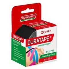 Medura Duratape Kinesiyoloji Bandı 5cmx5m Siyah