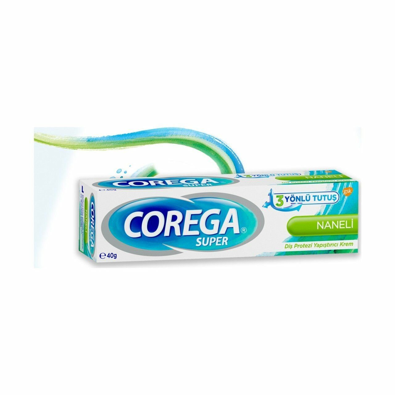 Corega Protez Diş Yapıştırıcı Krem Naneli 40gr