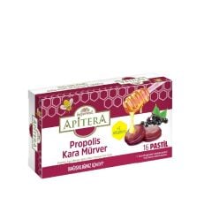 Apitera Propolis Kara Mürver 16 Pastil