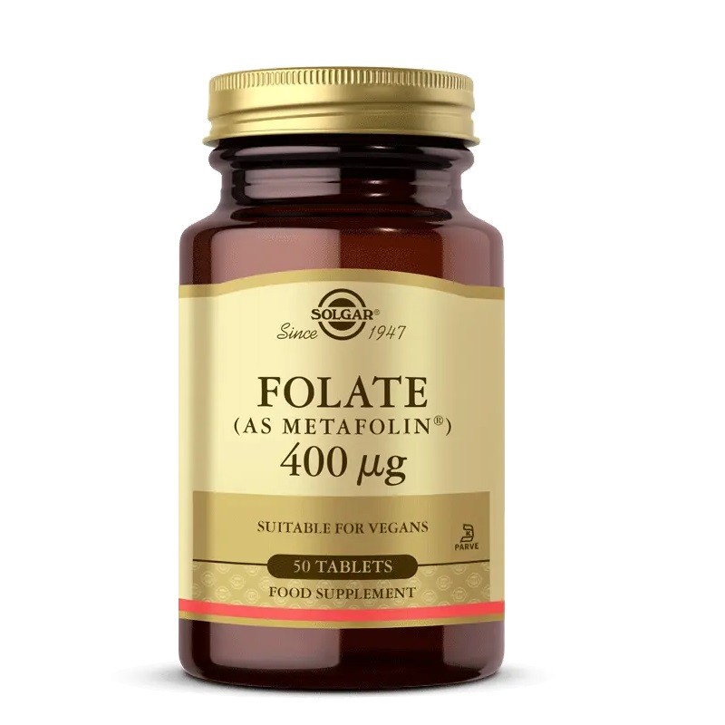 Solgar Folate 400mcg 50 Tablet