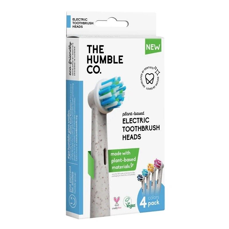 Humble Brush Bitki Bazlı Elektrikli Diş Fırçası Başlığı 4lü
