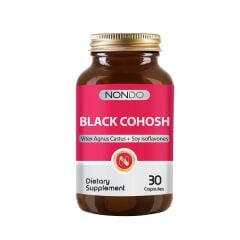 Nondo Black Cohosh With Agnus Castus + Soy İsoflavones 30 Kapsül