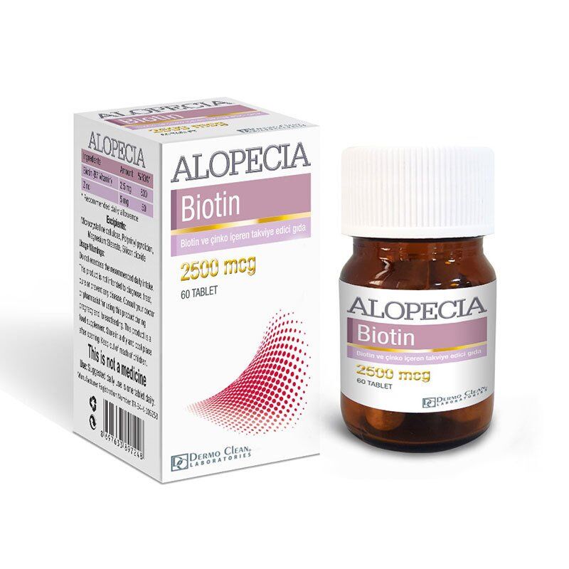 Alopecia Biotin 2.5 mg Tablet 60 lık
