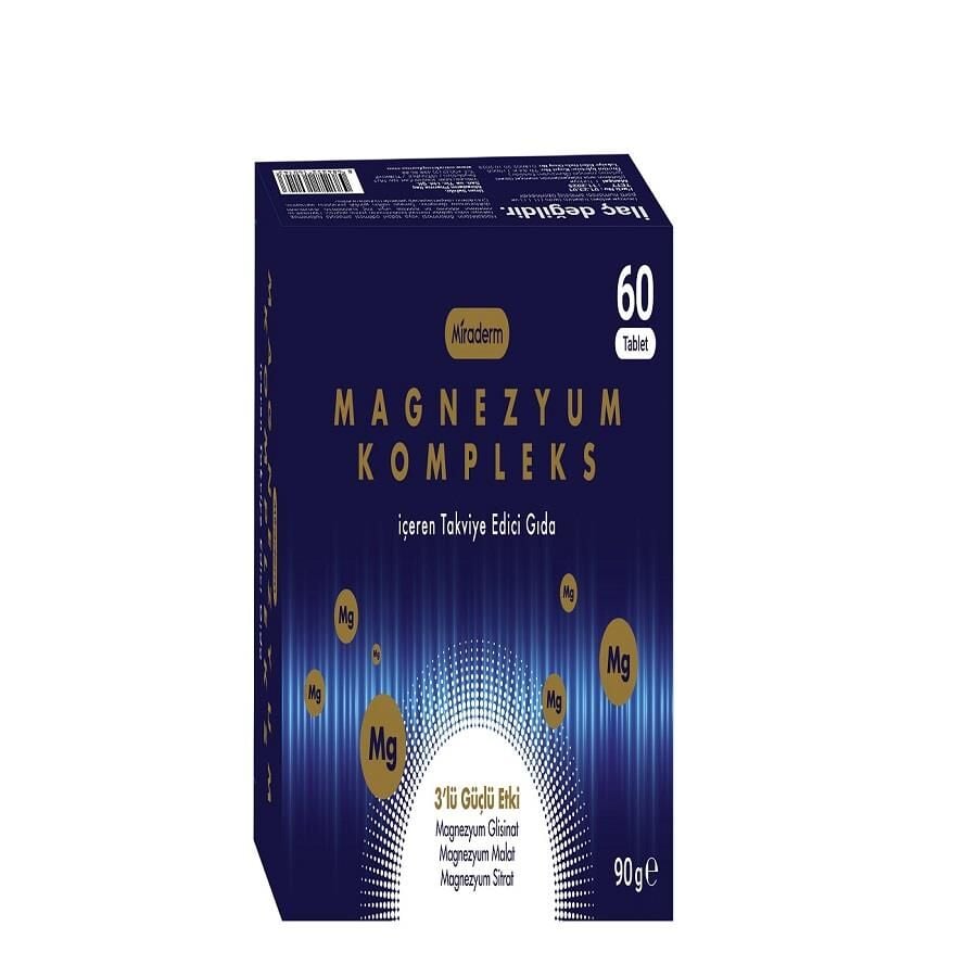 Miraderm Magnezyum Complex 60 Kapsül