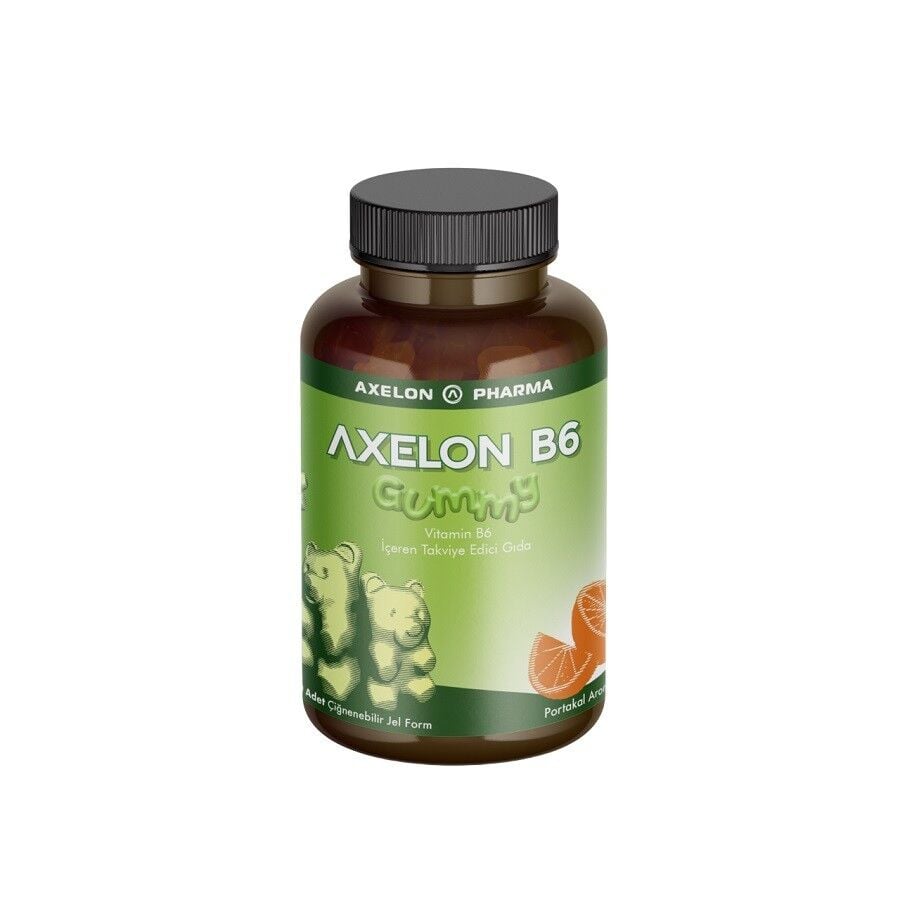 Axelon Gummy B6 60 Çiğnenebilir Jel Form