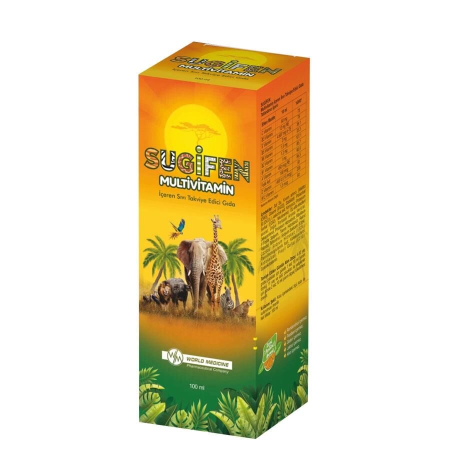 Sugifen Multivitamin Sıvı TEG Şurup 100ML