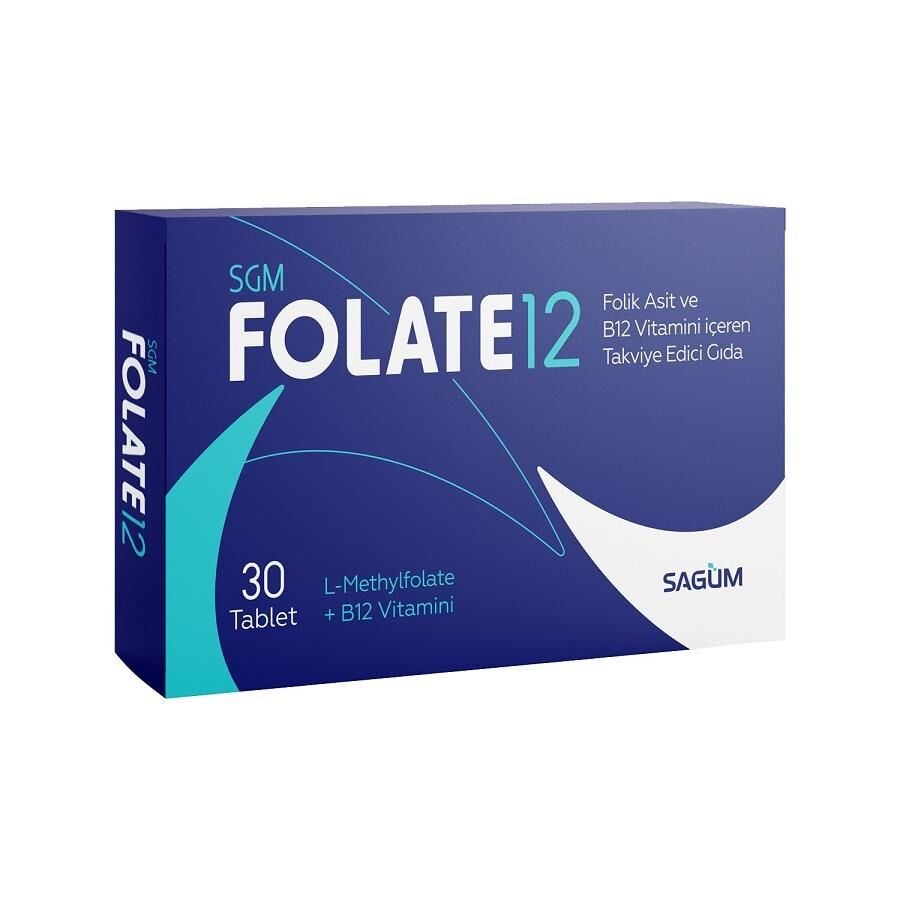 SGM Folat Vitamin B12 30 Tablet
