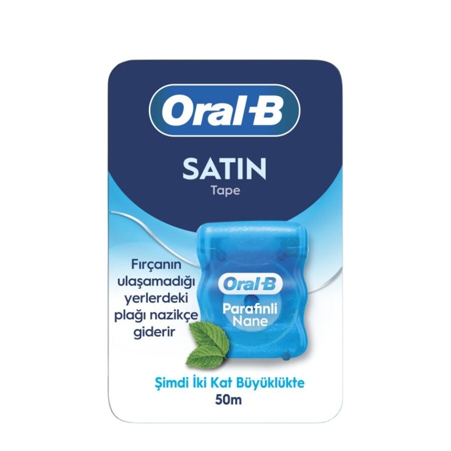 Oral-B Satin Tape Nane Aromalı 50 m Diş İpi