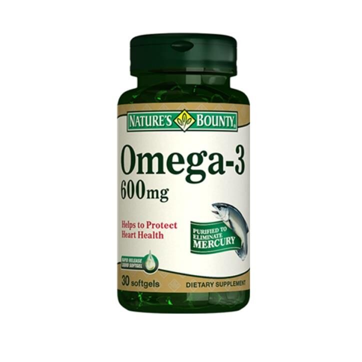 Nature's Bounty Omega 3 600mg 30 Softjel