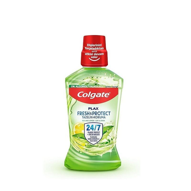 Colgate Plax Çay ve Limon Alkolsüz Ağız Bakım Suyu 500 ml