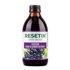 Resetin Şurup 250ml - Kırmızı Üzüm Kabuk ve Çekirdek Ekstresi