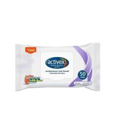 Activex Sensitive Antibakteriyel Islak Mendil 50li