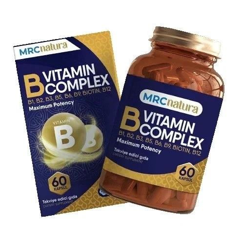 MRC Natura B Vitamin Complex 60 Kapsül
