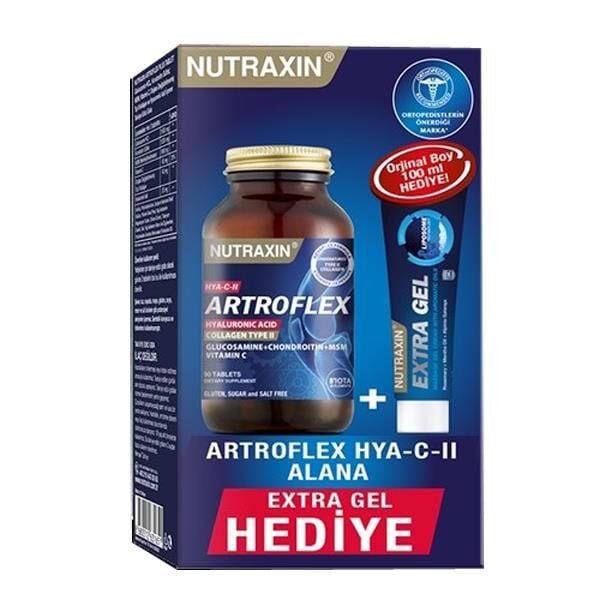 Nutraxin Artroflex HYA-C-II 90 Tablet + Extra Gel Hediyeli