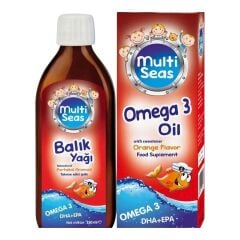 Miraderm Multi Seas Omega 3 Balık Yağı Şurubu 150ml