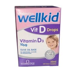 Vitabiotics Wellkid Vit D Drops Vitamin D3 10mcg Sprey 30ml