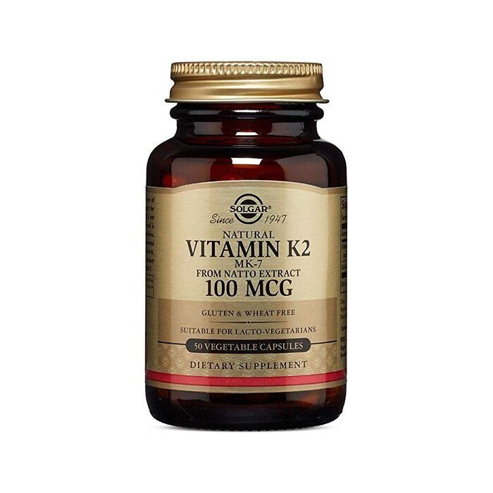 Solgar Vitamin K 100mcg 50 Vegi Kapsül