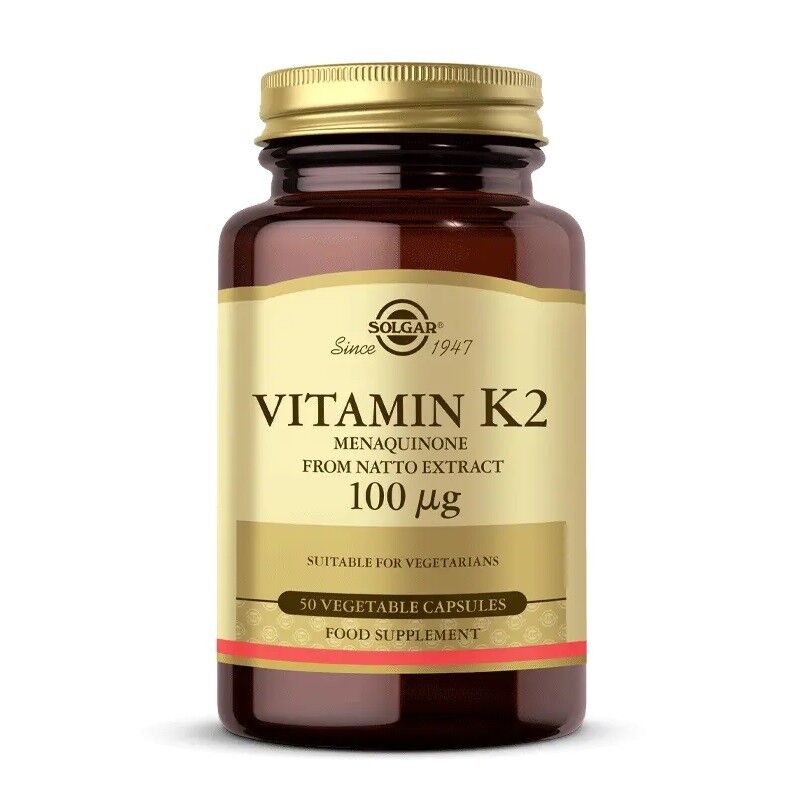 Solgar Vitamin K 100mcg 50 Vegi Kapsül