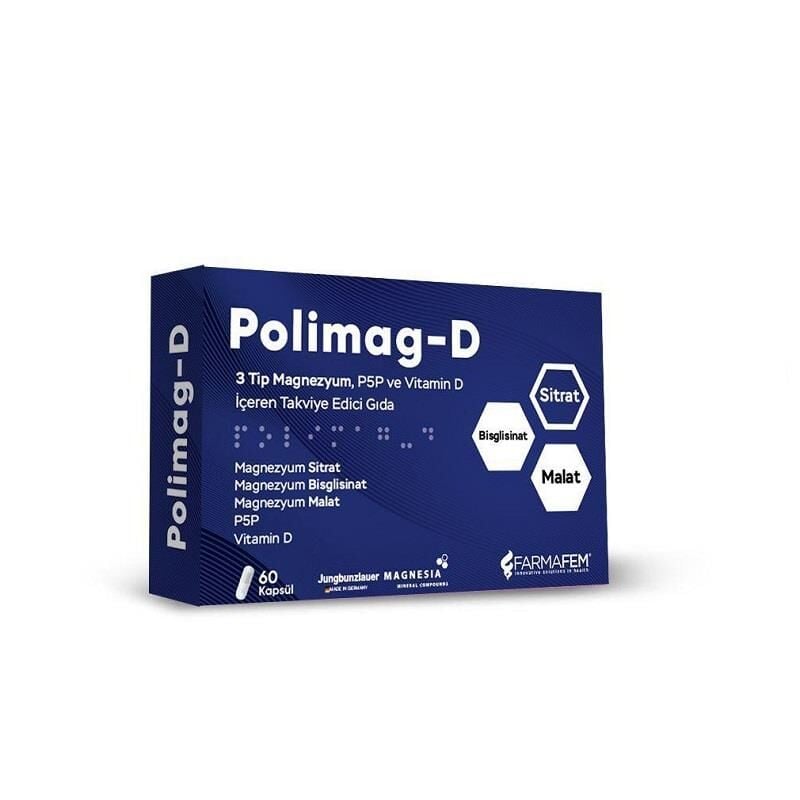 Polimag D 60 Kapsül