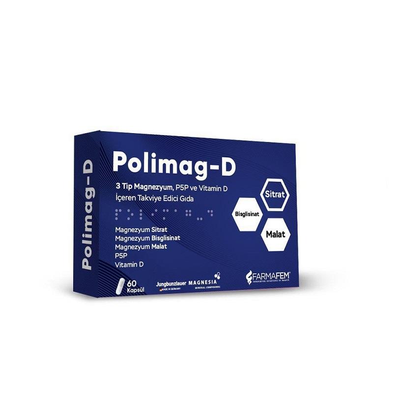 Polimag D 60 Kapsül
