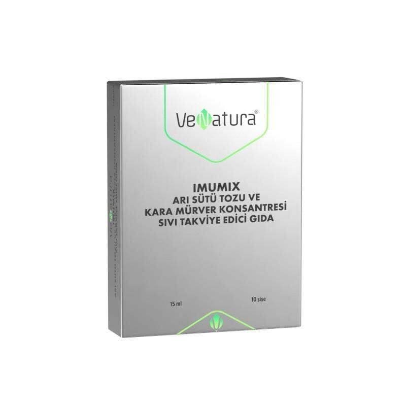 Venatura Imumix Arı Sütü Tozu ve Kara Mürver Damla 15ml x 10 Sişe