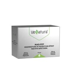 Venatura MAG-POT Magnezyum ve Potasyum Sitrat 30 Saşe