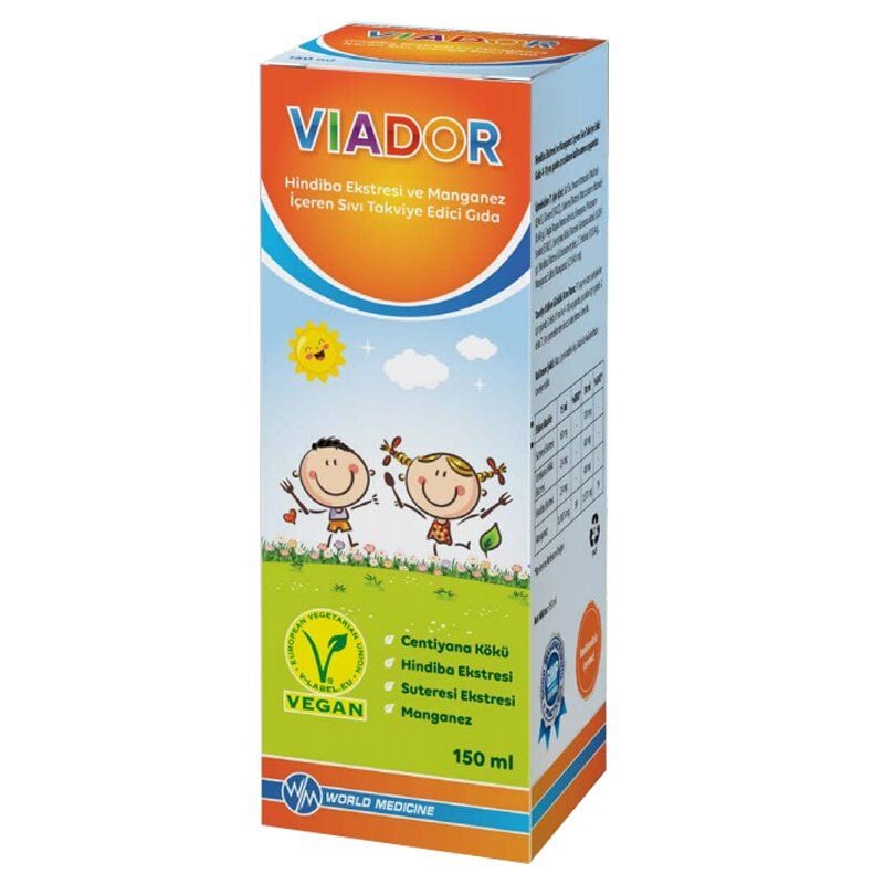 Viador Hindiba Ekstresi ve Manganez içerikli Sıvı 150ml