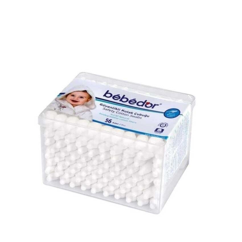 Bebedor 459 Güvenlikli Pamuklu Kulak Çubuğu 56li
