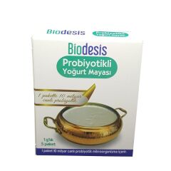 Biodesis Probiyotikli Yoğurt Mayası 1gr lık 5 Paket