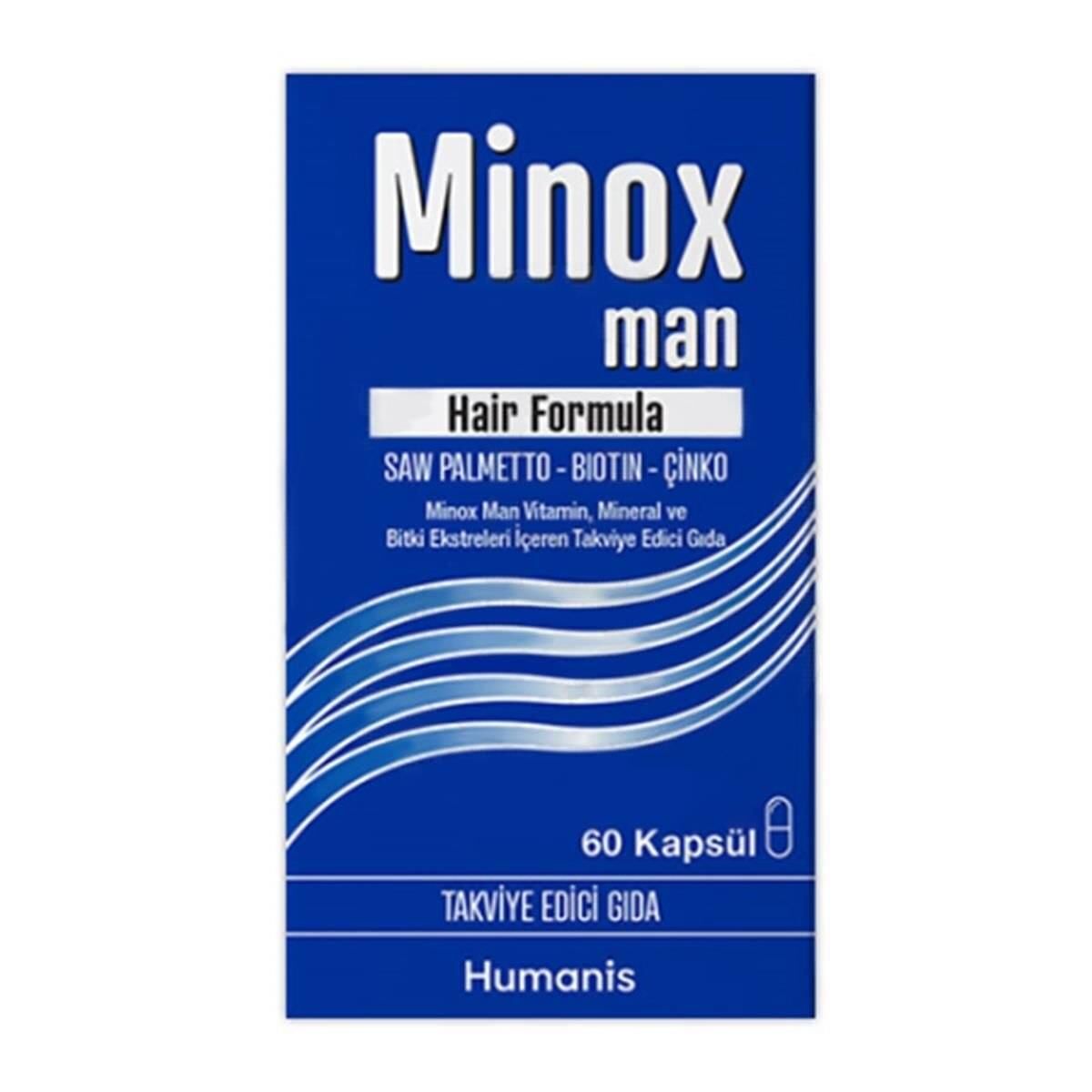 Minox Man Hair Formula 60 Kapsül