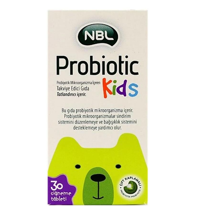 Nbl Probiotic Kids 30 Çiğneme Tableti