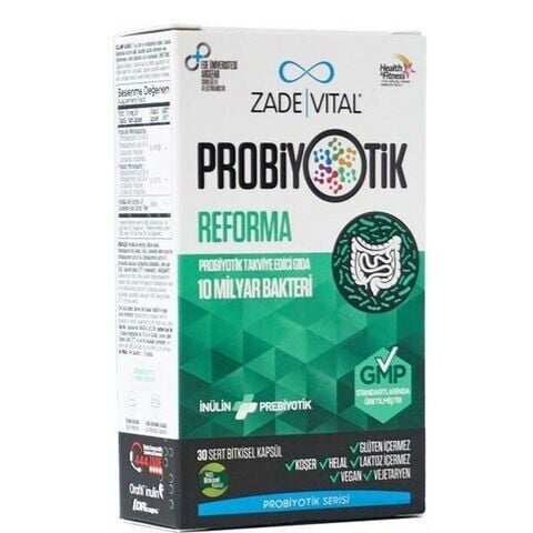 Zade Vital Probiyotik Reforma Kapsül 30 luk