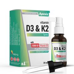 Apexis Vitamin D3&K2 Sprey 30 ml