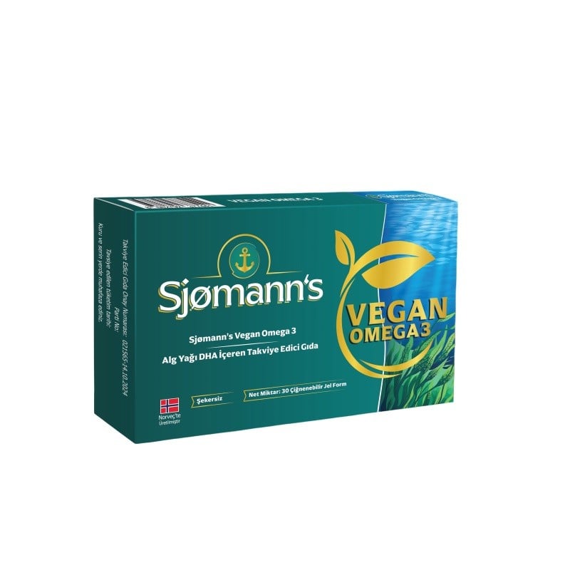 Sjomanns Vegan Omega 3 30 Jel Kapsül