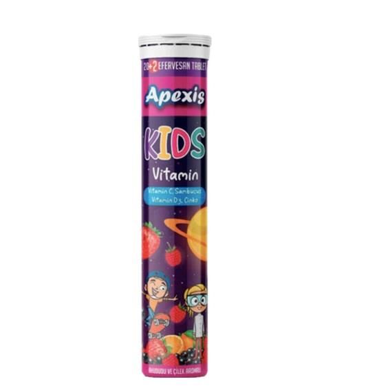 Apexis Kids Vitamin C Sambucus Nigra 22 Efevesan Tablet