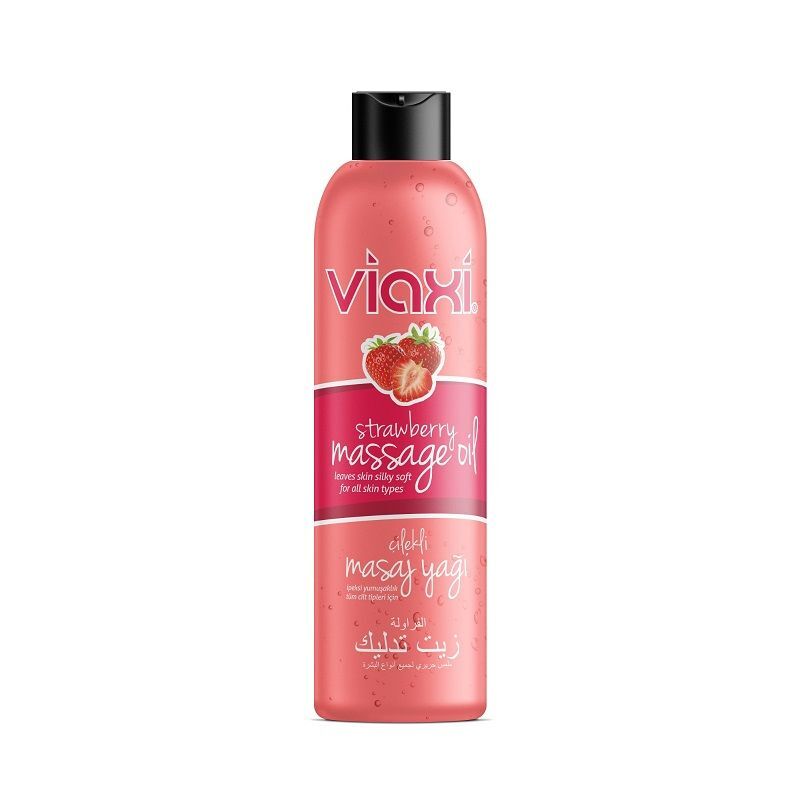 Viaxi Masaj Yağı Çilek Kokulu Jel 177 ml