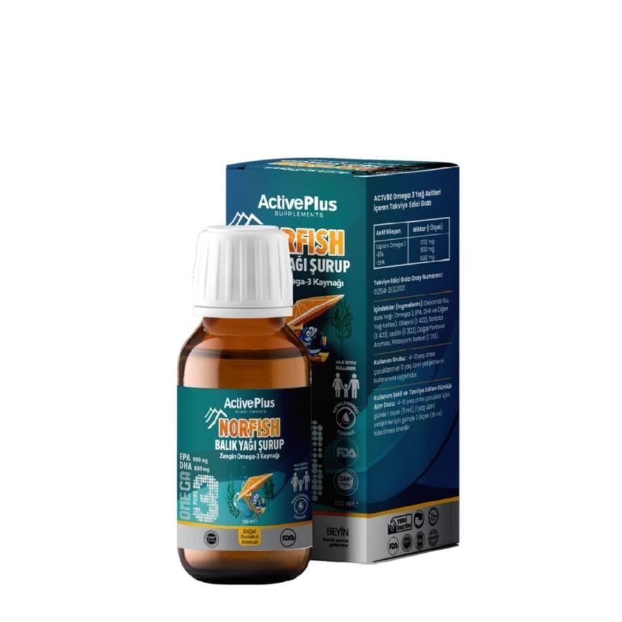 Activeplus NORFISH Balık Yağı Sıvı 150 ml