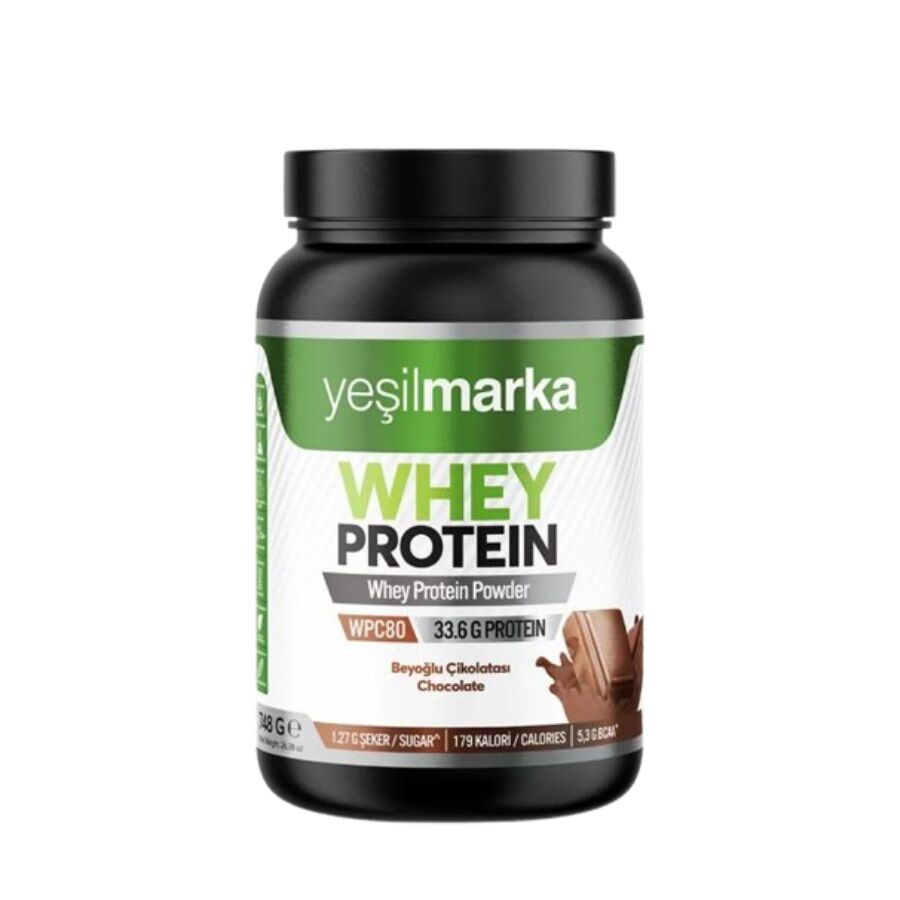 Yeşilmarka %100 Whey Protein Tozu Beyoğlu Çikolatası 748 gr