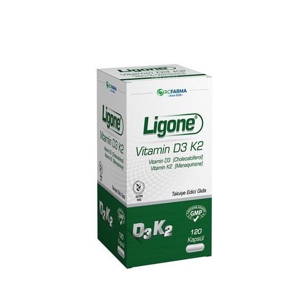 Ligone Vitamin D3K2 120 Kapsül