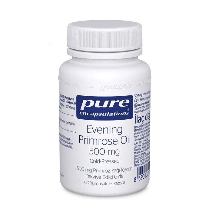Pure Evening Primrose OIL 500 MG 60 Kapsül