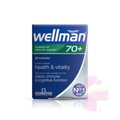 Vitabiotics Wellman 70+ Tablet 30lu