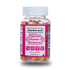 Herbaland Calcium Vitamin D3 Jelibon 60lı
