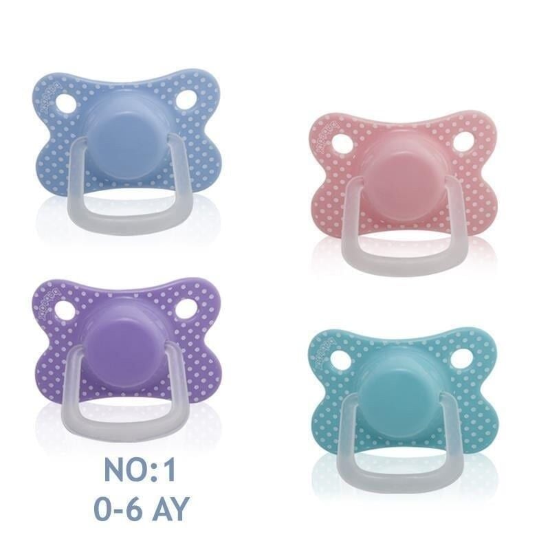 Bebedor 141 Emzik Silikon Yassı Uç 0-6 Ay Çok Renkli