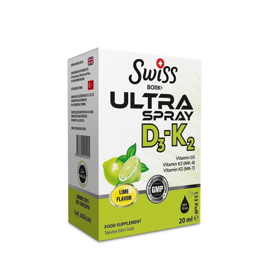 Swiss Bork Ultra D3K2 Spray 20ml
