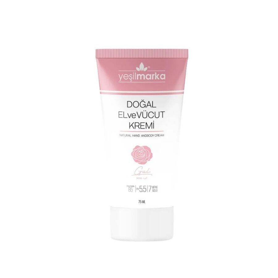 Yeşilmarka Doğal El Ve Vücut Kremi Gül 75 ml