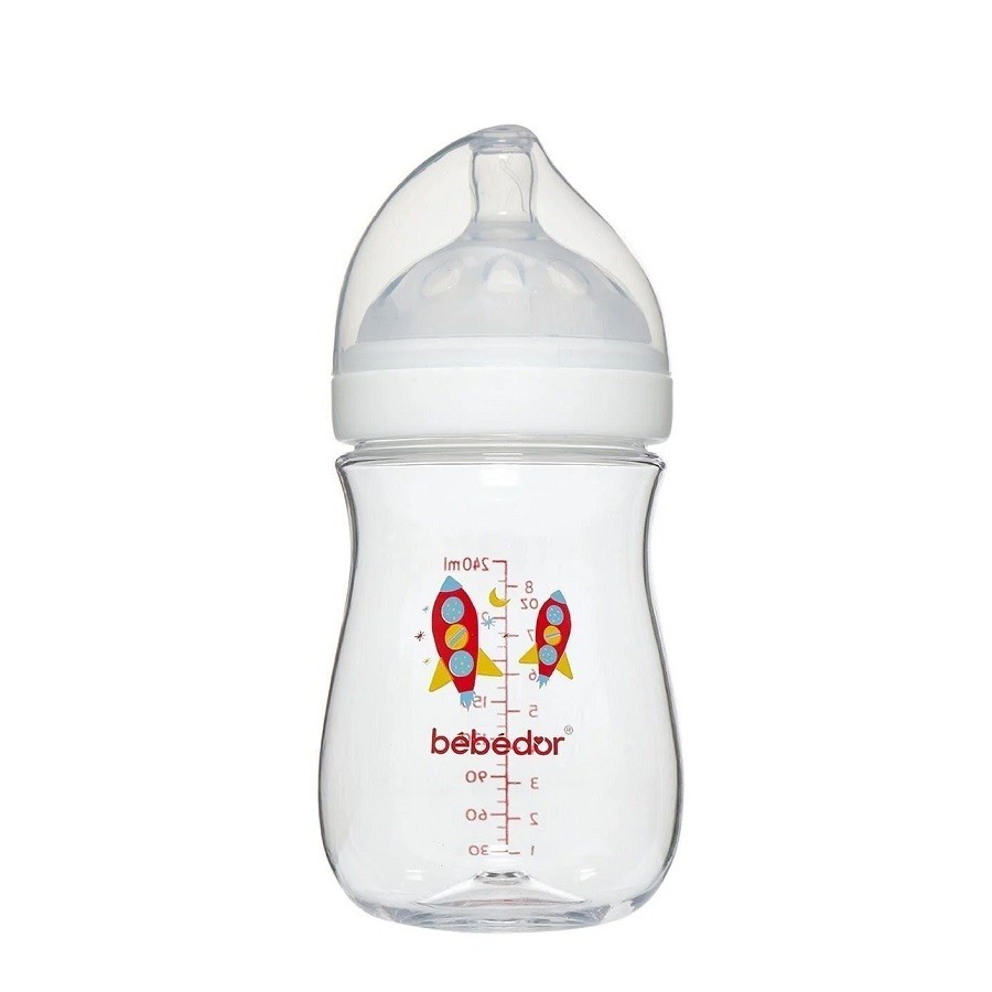Bebedor Geniş Ağız Antikolik Tritan Biberon 240ml 6ay 95302