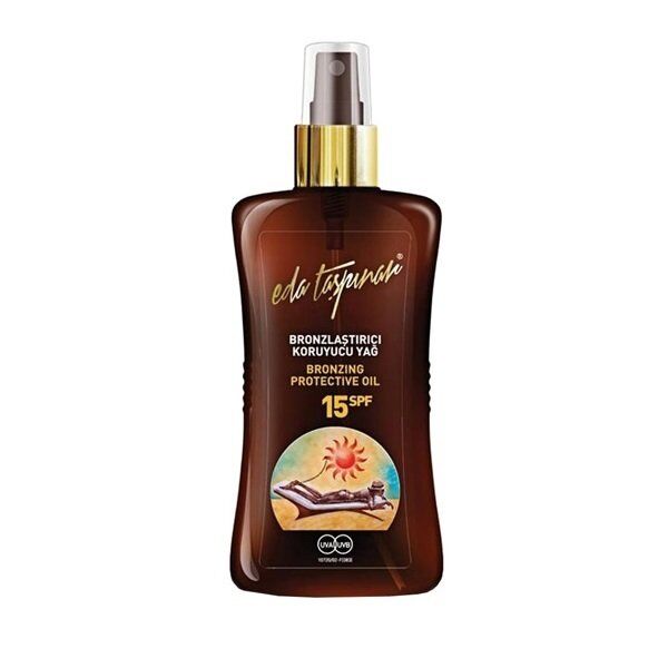 Eda Taşpınar SPF15 Bronzlaştırıcı ve Koruyucu Yağ 200 ml