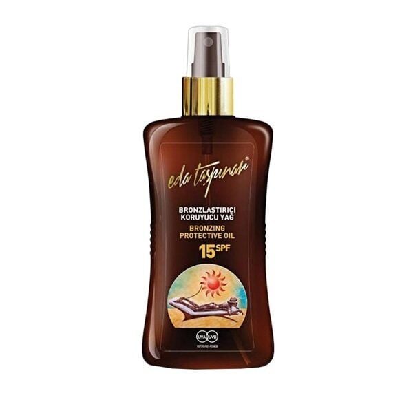 Eda Taşpınar SPF15 Bronzlaştırıcı ve Koruyucu Yağ 200 ml