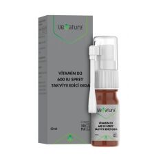 VeNatura Vitamin D3 600 IU Sprey Takviye Edici Gıda 20ml