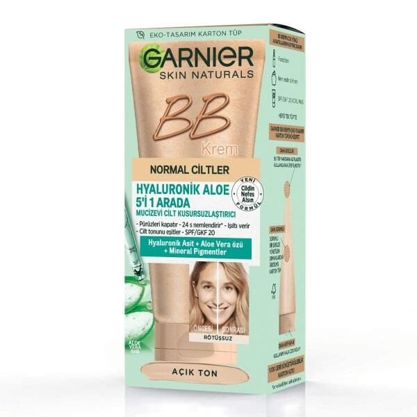 Garnier BB Krem Mucizevi Cilt Kusursuzlaştırıcı Açık Ton 50 Ml